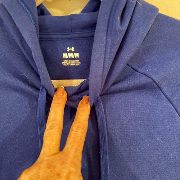 Under Armour Royal Blue Men’s Pullover Hoodie Sweatshirt. Size Medium. - Picture 4 of 4